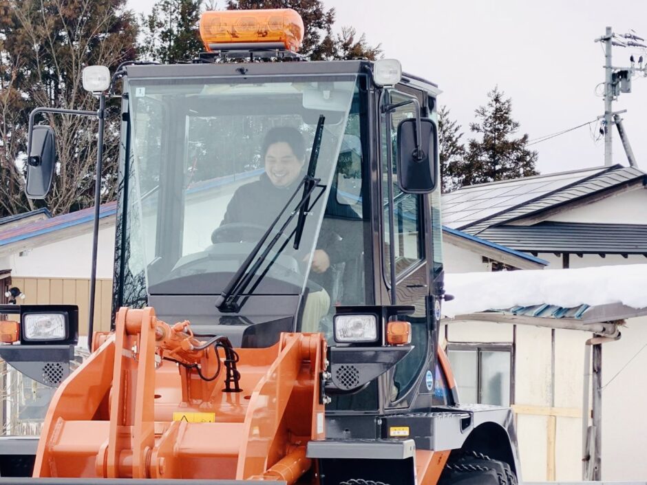 除雪作業の様子